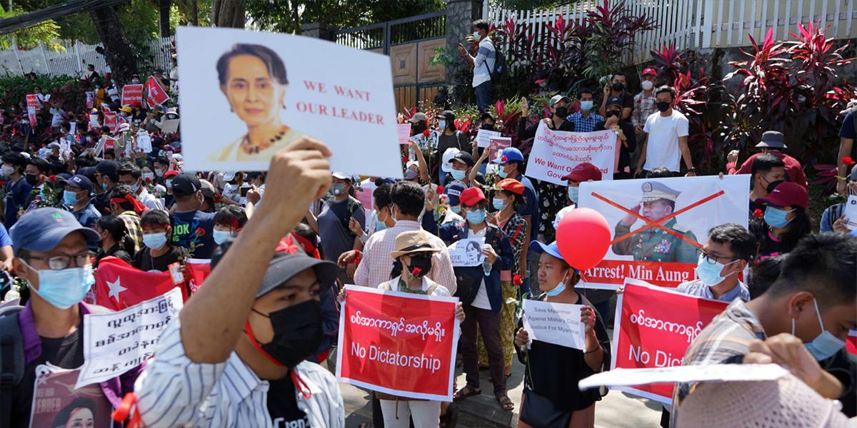 Protestiadau Myanmar