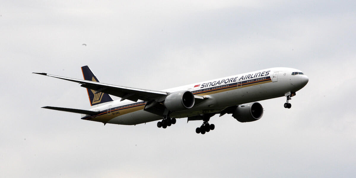 Awyren Singapore Airlines