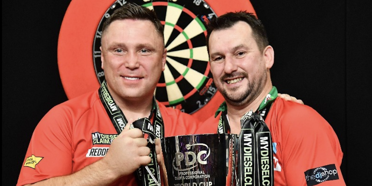 Gerwyn Price a Jonny Clayton