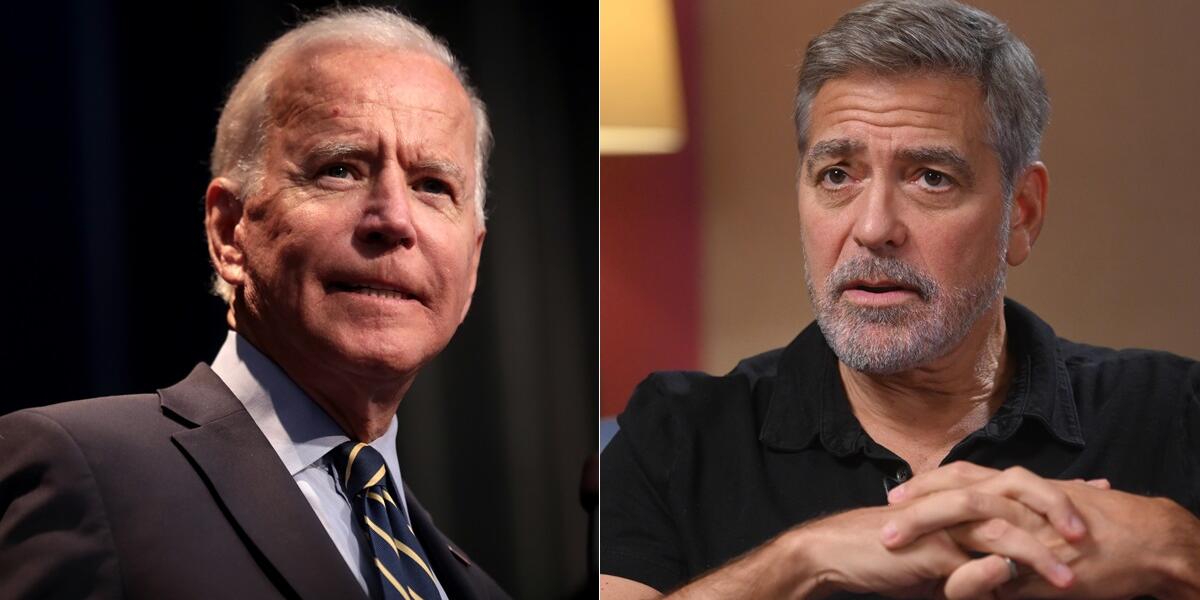 Joe Biden a George Clooney
