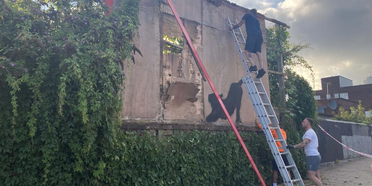 Gwaith celf Banksy