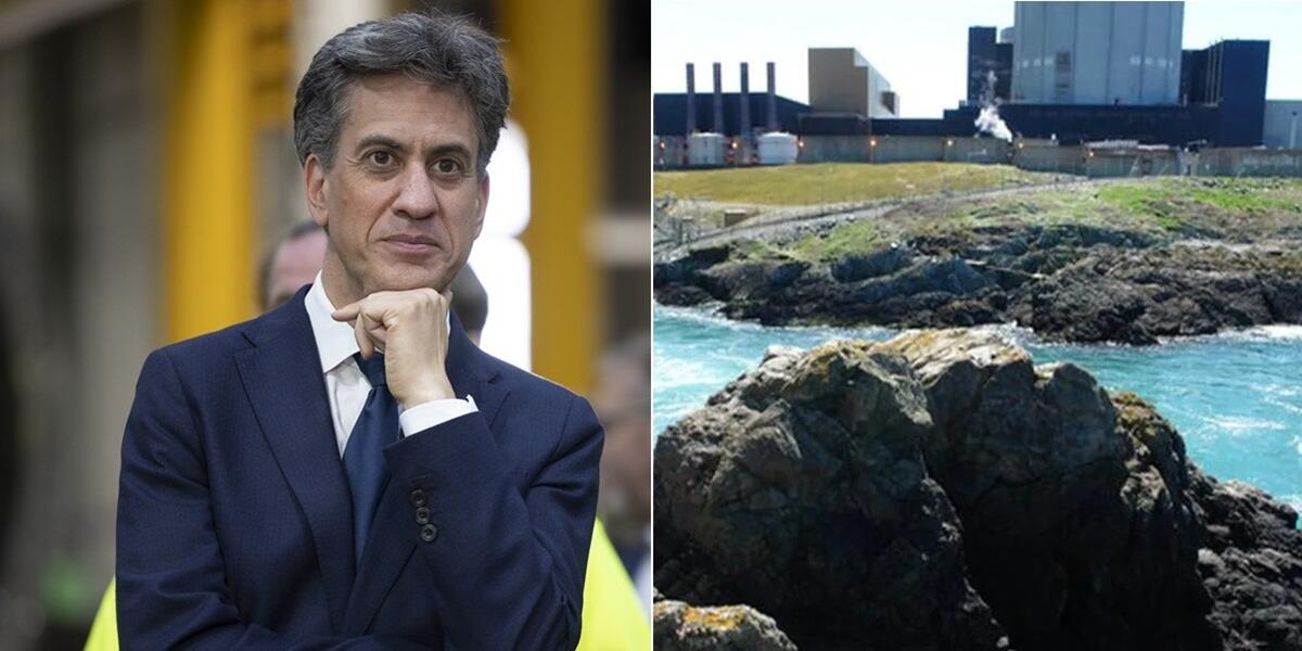 Ed Miliband a Wylfa