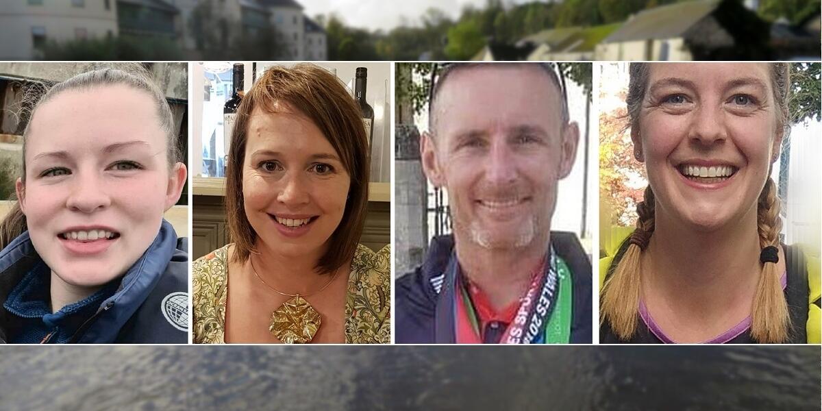 Morgan Rogers Nicola Wheatley Paul O'Dwyer ac Andrea Powell