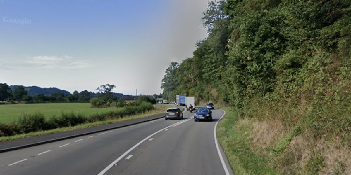 A40 ger Llanymddyfri