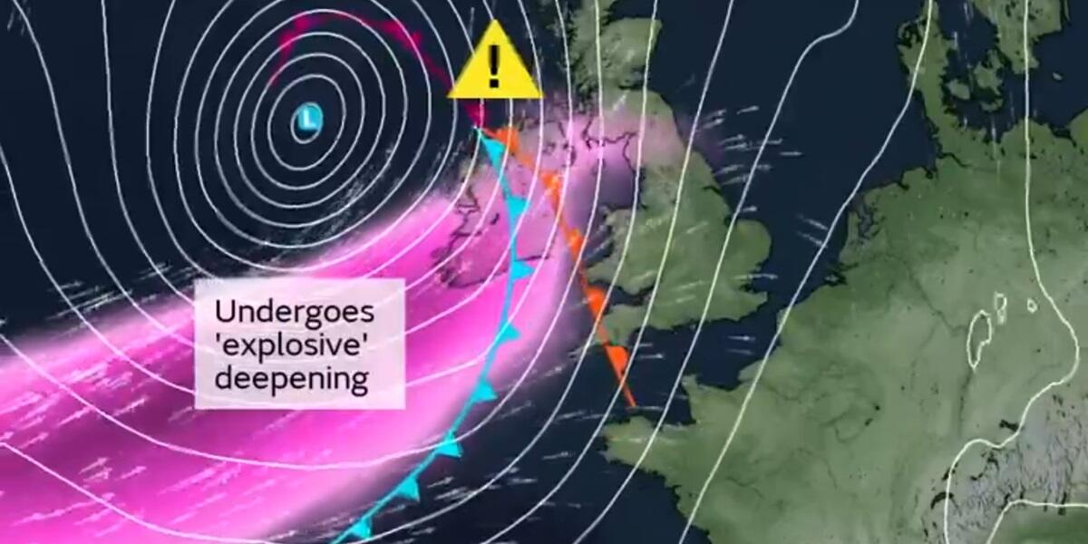 Storm ffrwydrol