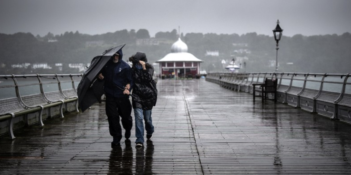 Glaw - Pier Bangor