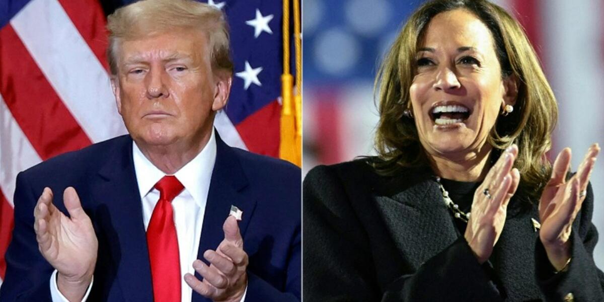 Donald Trump a Kamala Harris