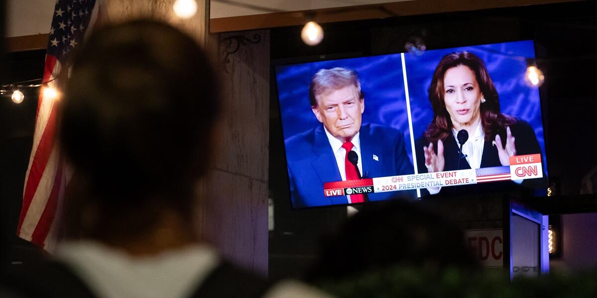 Kamala Harris a Donald Trump