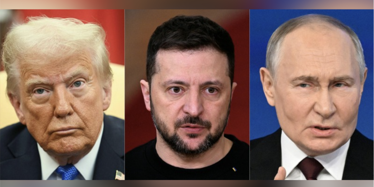 Trump / Zelensky / Putin (AFP)