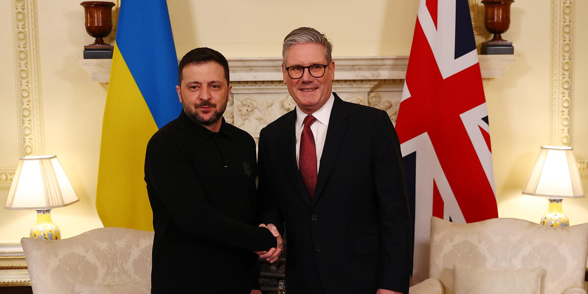 Zelensky a Starmer