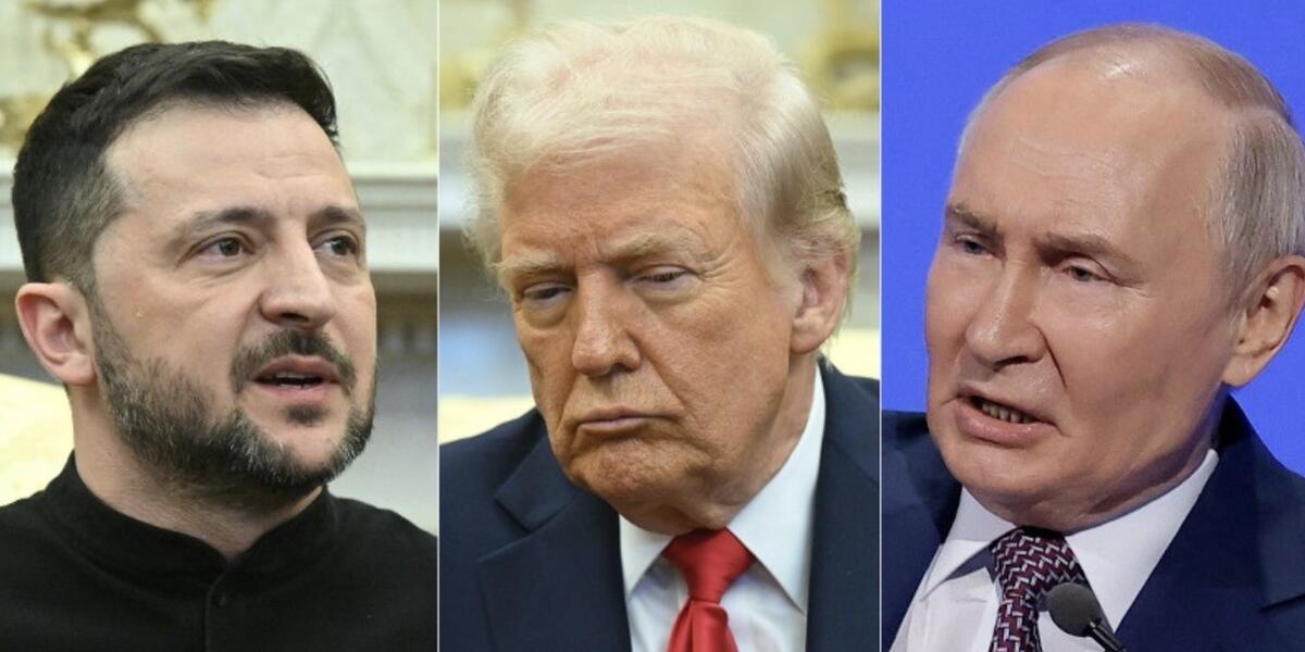 Zelenksy, Trump a Putin