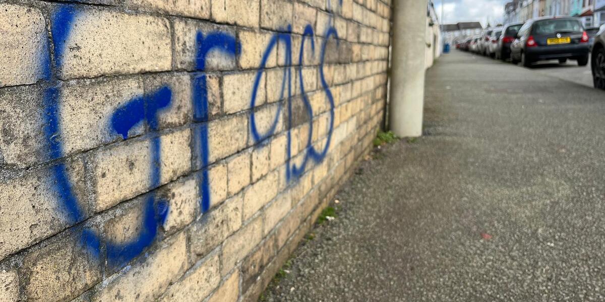 Graffiti yng Nghaernarfon