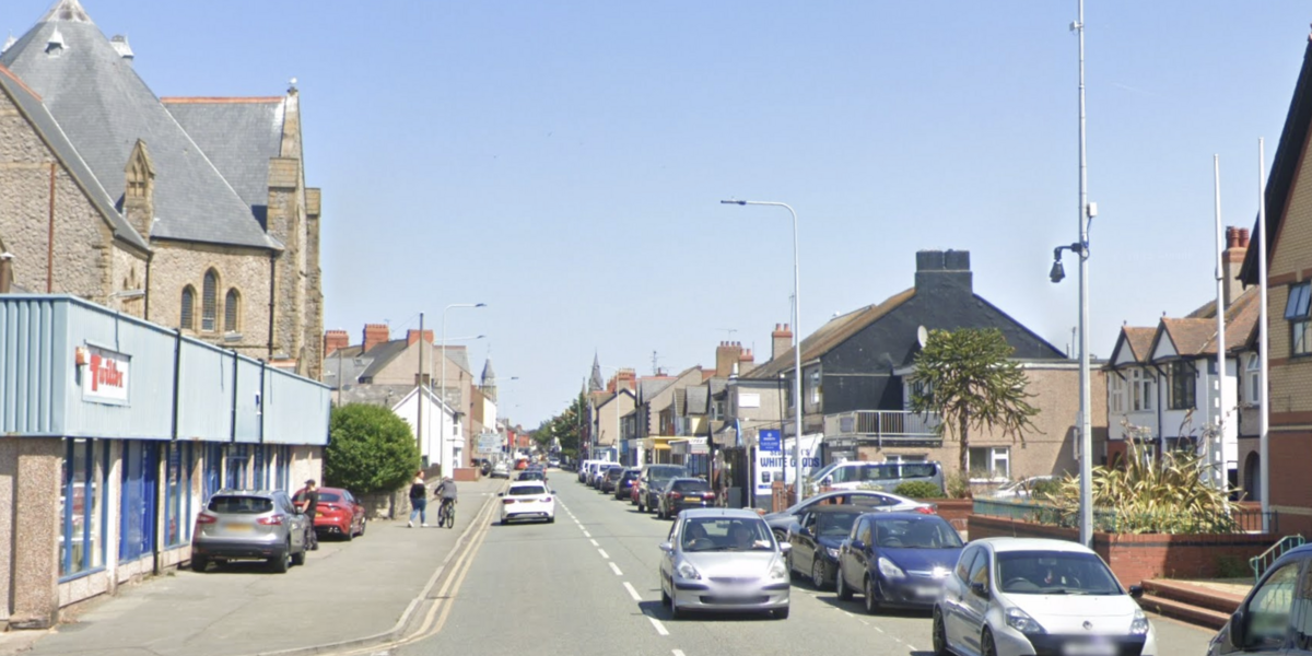 Ffordd Wellington, y Rhyl