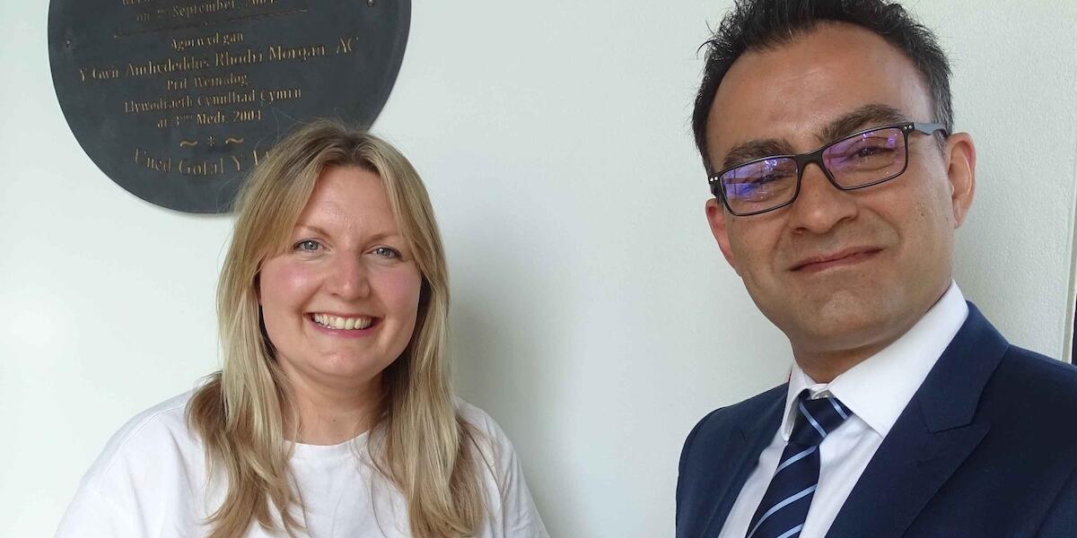 Nicola Purdie a Reza Arya
