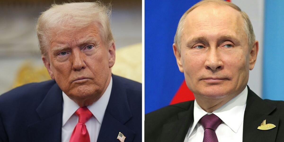 Donald Trump a Vladimir Putin