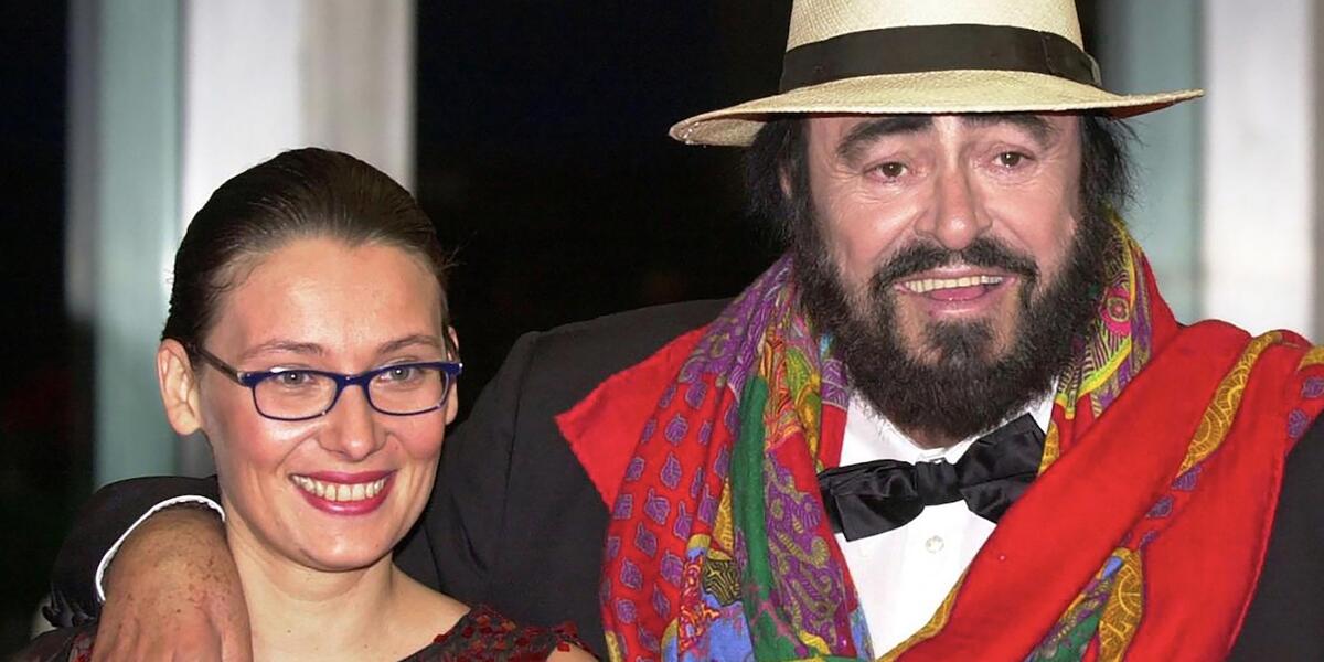 Nicoletta Mantovani a Luciano Pavarotti