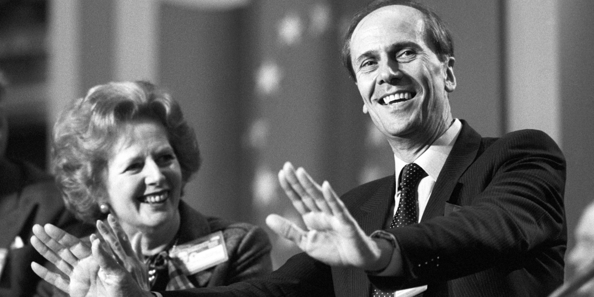 Margaret Thatcher a Norman Tebbit