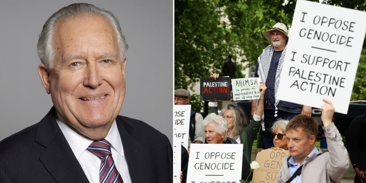 Peter Hain / Palestine Action