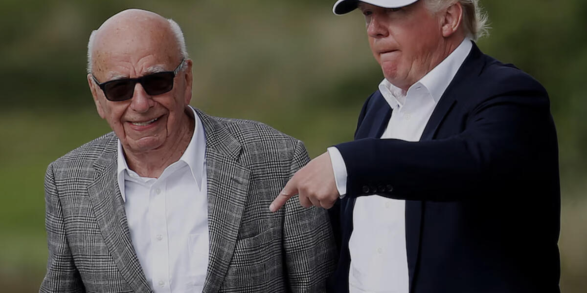 Rupert Murdoch a Donald Trump