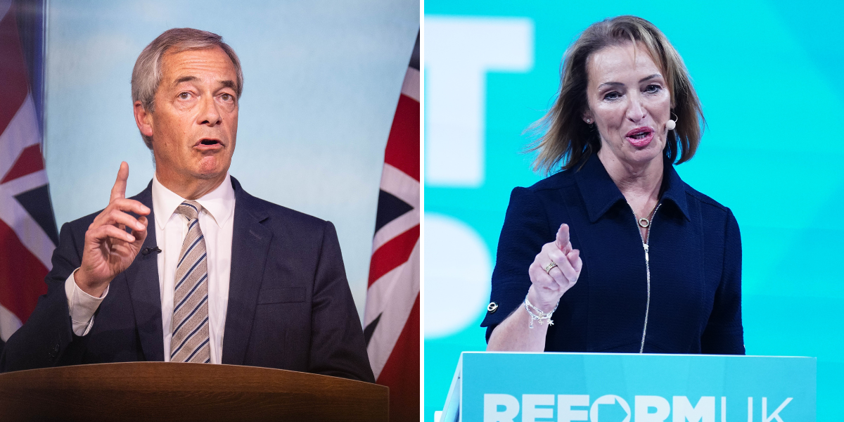Nigel Farage / Sarah Pochin