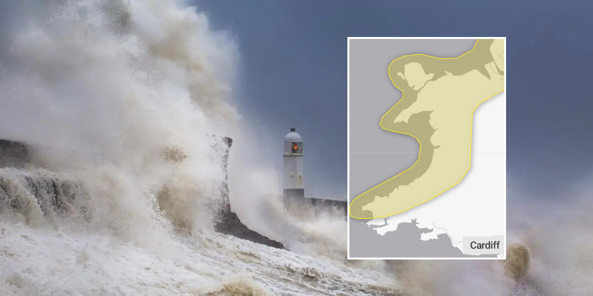 Rhybudd tywydd storm