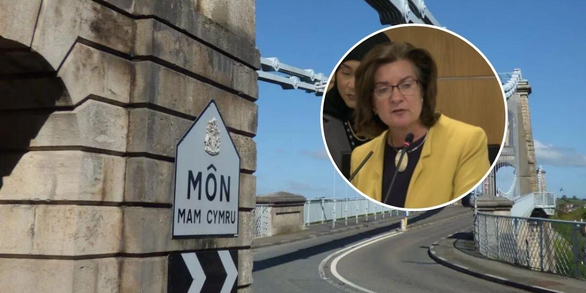 Eluned Morgan Pont Menai