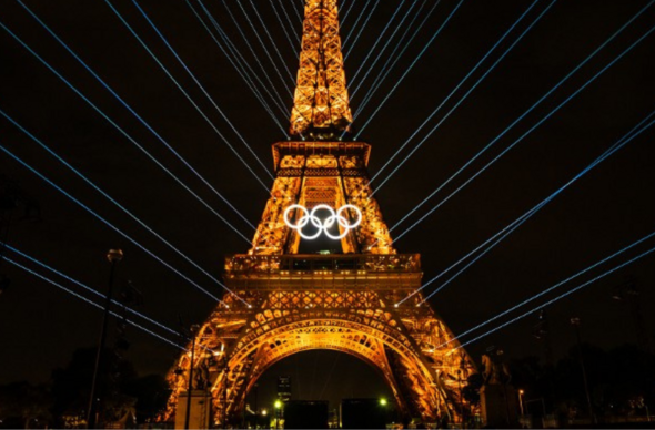 Y Twr Eiffel, Gemau Olympaidd Paris 