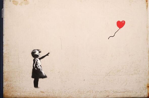 Girl with Balloon Banksy