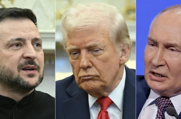 Zelenksy, Trump a Putin