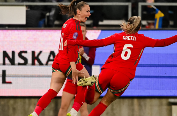 Cymru v Sweden 8 Ebrill 25