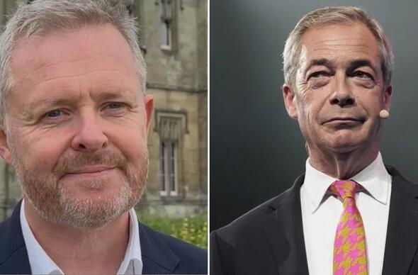 Jeremy Miles a Nigel Farage