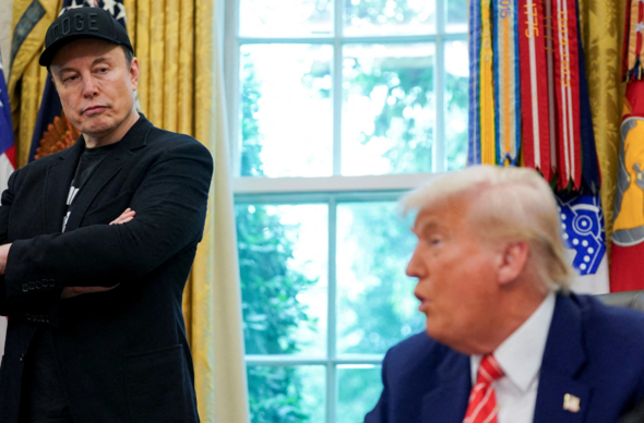 Elon Musk a Donald Trump