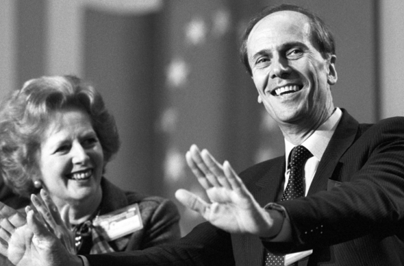 Margaret Thatcher a Norman Tebbit