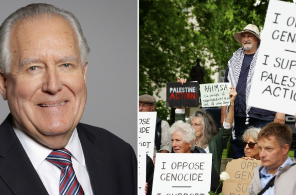 Peter Hain / Palestine Action