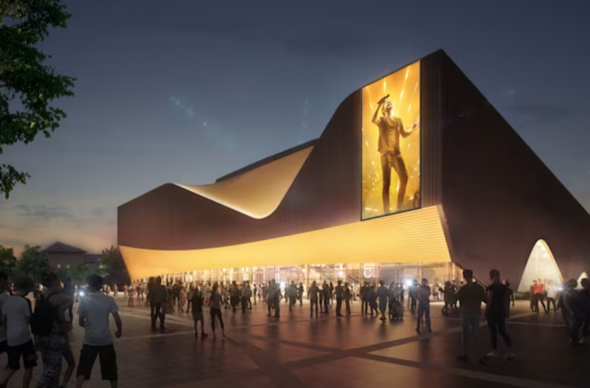 Arena newydd Bae Caerdydd