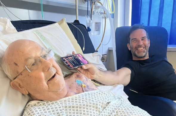 Gethin Jones a&#039;i dad