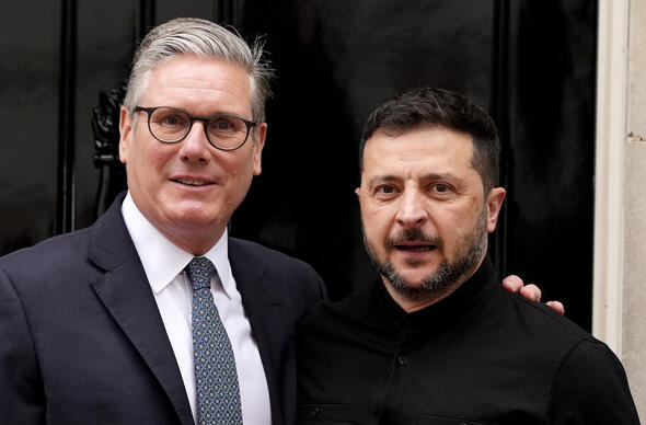 Starmer a Zelensky
