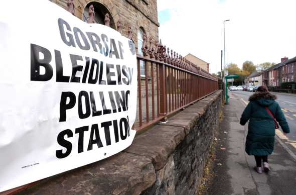 Gorsaf bleidleisio PA