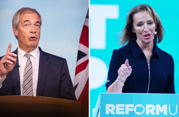 Nigel Farage / Sarah Pochin