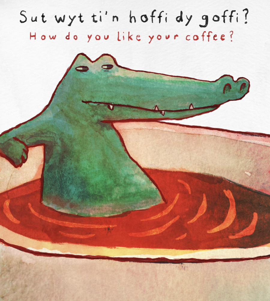 Darlun 'Hoffi Coffi'