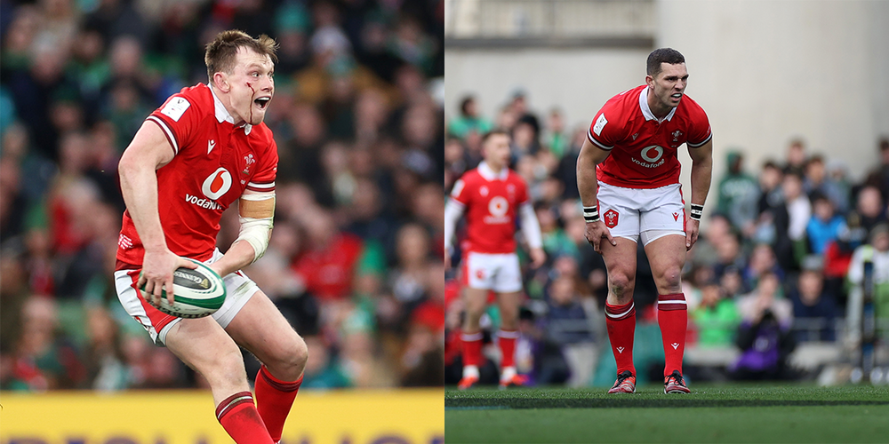 Nick Tompkins a George North