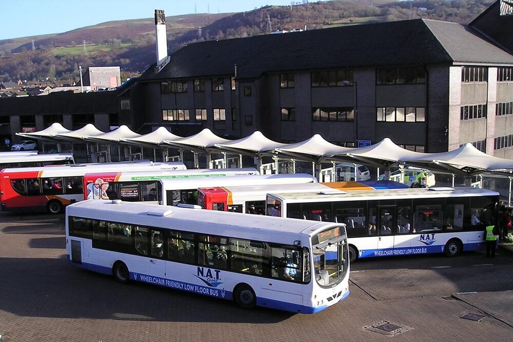 Gorsaf fysiau Pontypridd