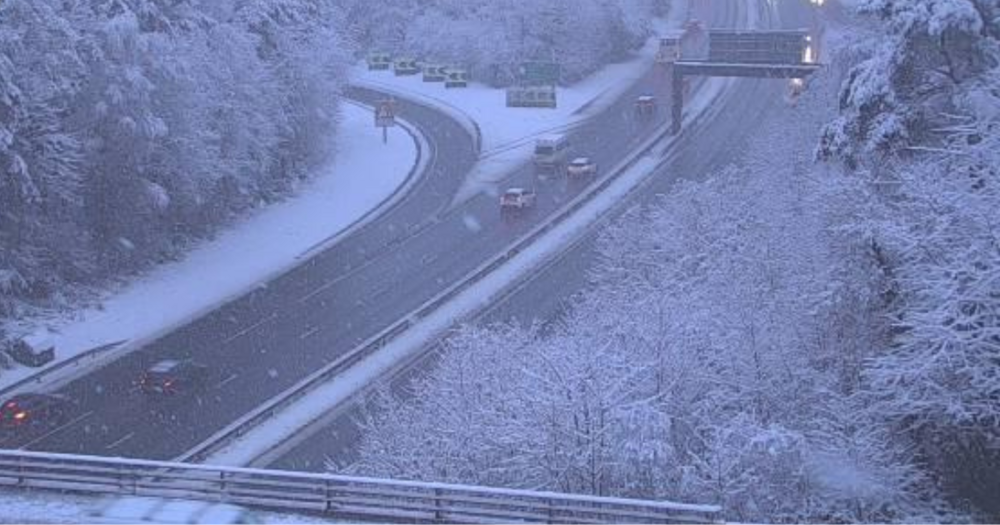 Eira yr A55 Ewloe