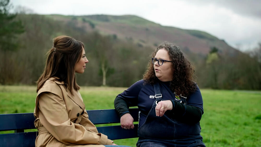 Alex Jones ac Emma Jones yn trafod streic y glowyr