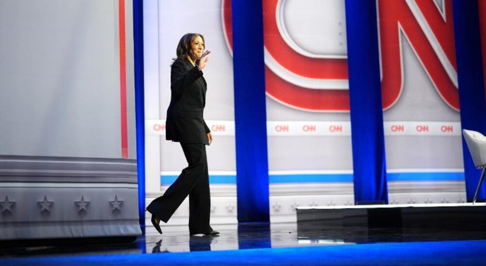 Kamala Harris ar CNN