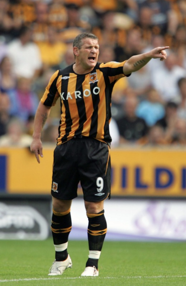 Dean Windass yn chwarae i Hull City yn 2008.