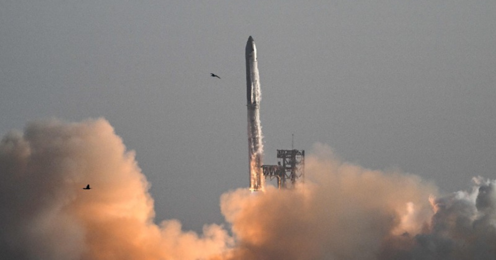 Starship wyth yn cael ei lansio