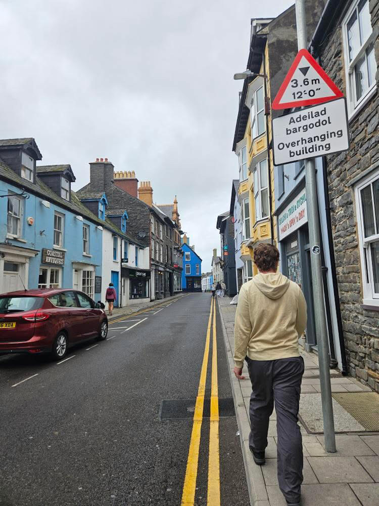 Cerdded trwy Aberystwyth