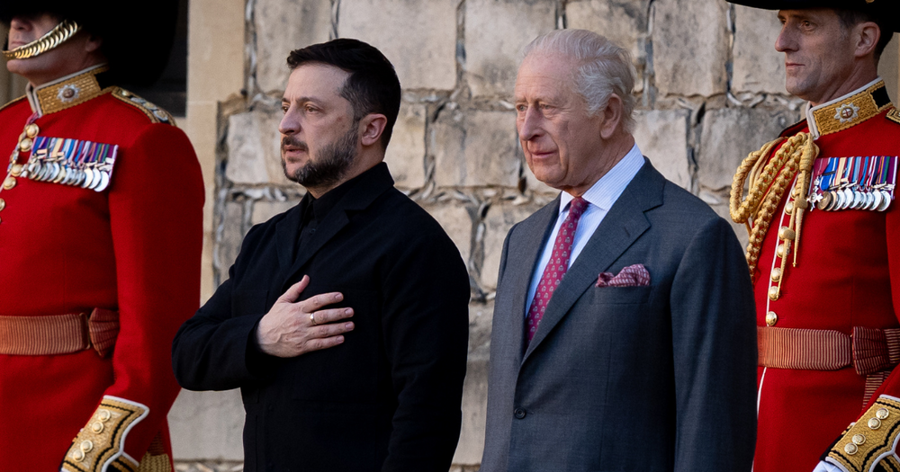 Zelensky a'r Brenin