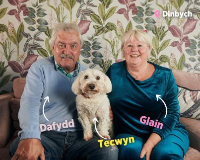 Dafydd a Glain